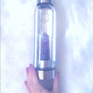 SMOKY QUARTZ CRYSTAL ELIXIR WATER BOTTLE